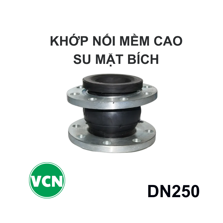 Khớp nối mềm cao su DN250 mặt bích