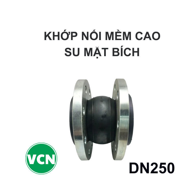 Khớp nối mềm cao su DN250 mặt bích