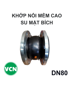 Khớp nối mềm cao su DN80 mặt bích