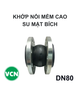 Khớp nối mềm cao su DN80 mặt bích