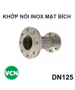 Khớp nối mềm inox DN125 mặt bích