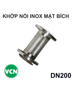 Khớp nối mềm inox DN200 mặt bích