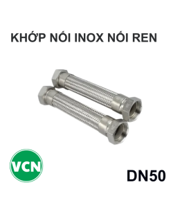 Khớp nối mềm inox DN50 nối ren