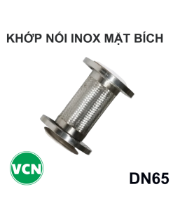 Khớp nối mềm inox DN65 mặt bích