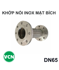 Khớp nối mềm inox DN65 mặt bích