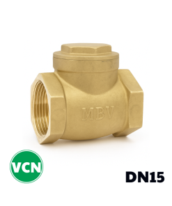 Van 1 chiều đồng lá lật DN15