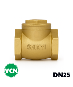 Van 1 chiều đồng lá lật DN25