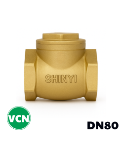 Van 1 chiều đồng lá lật DN80