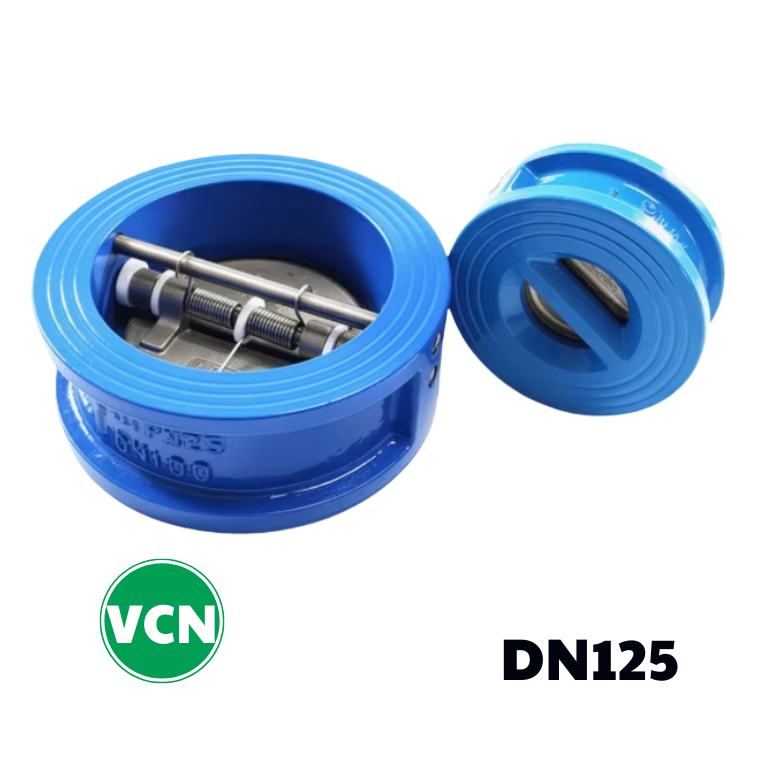 Van 1 chiều gang cánh bướm DN125