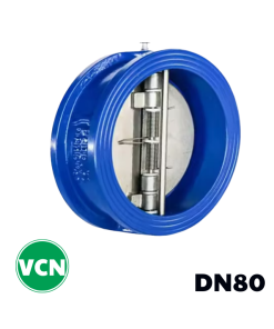 Van 1 chiều gang cánh bướm DN80