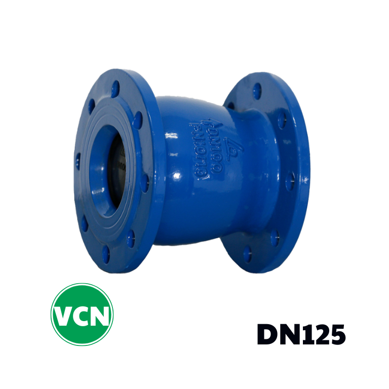 Van 1 chiều gang lò xo DN125
