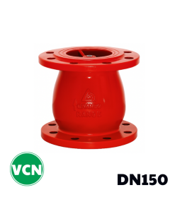 Van 1 chiều gang lò xo DN150