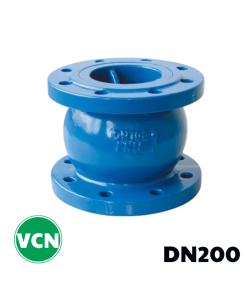 Van 1 chiều gang lò xo DN200