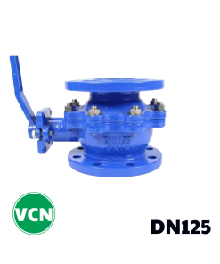 Van bi gang mặt bích DN125