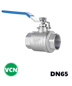 Van bi tay gạt inox DN65