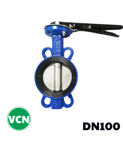 Van bướm gang tay gạt DN100