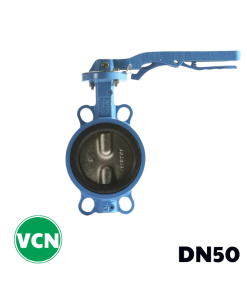 Van bướm gang tay gạt DN50