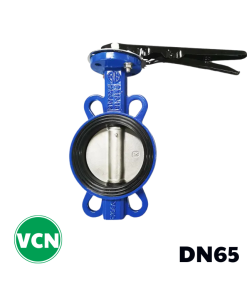 Van bướm gang tay gạt DN65
