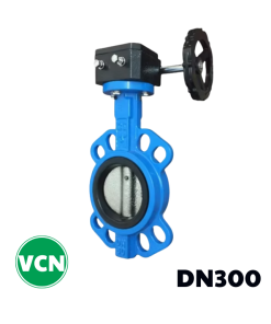 Van bướm gang tay quay DN300