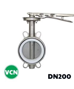 Van bướm inox tay gạt DN200