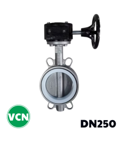 Van bướm inox tay quay DN250