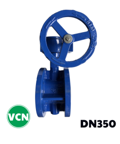 Van bướm mặt bích tay quay DN350