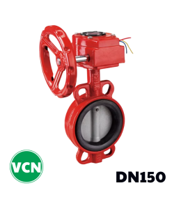 Van bướm tín hiệu điện DN150