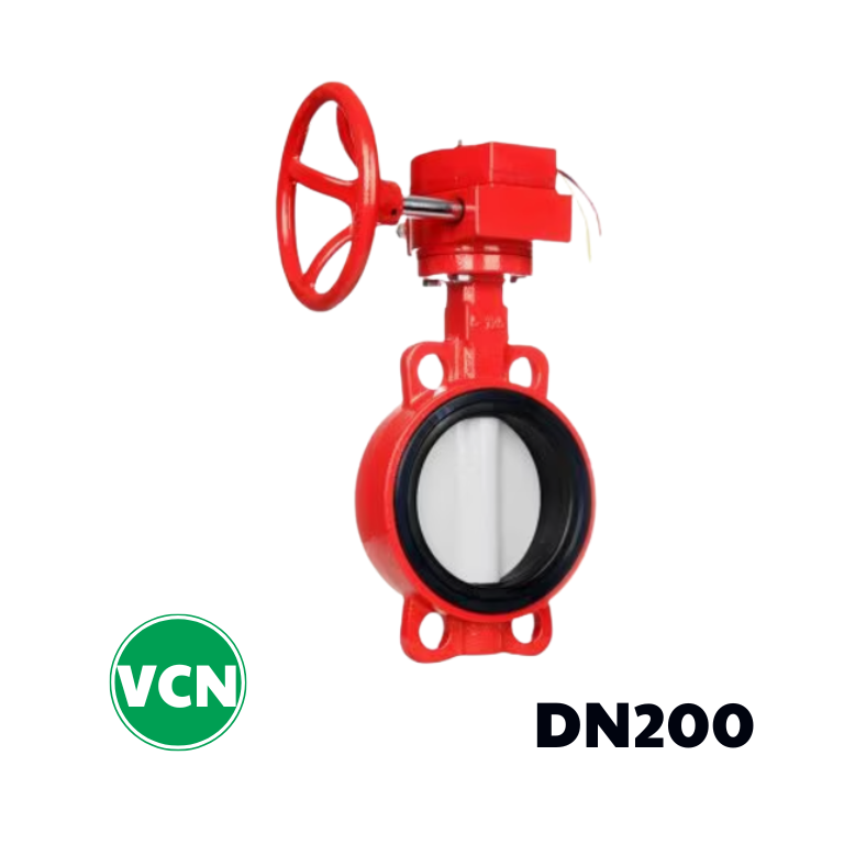 Van bướm tín hiệu điện DN200
