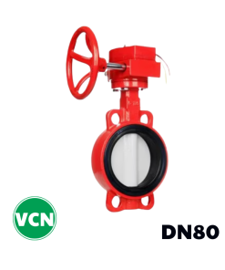 Van bướm tín hiệu điện DN80