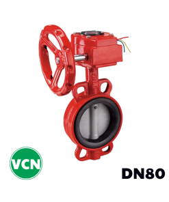 Van bướm tín hiệu điện DN80
