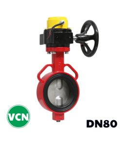 Van bướm tín hiệu điện DN80