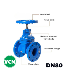 Van cổng gang ty chìm DN80