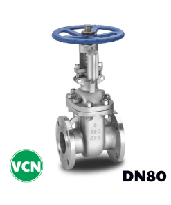 Van cổng inox mặt bích DN80