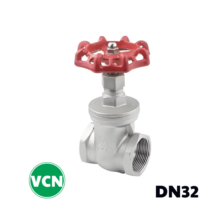 Van cổng inox nối ren DN32 (Φ42 mm) - Giá Cực Rẻ -Sẵn kho