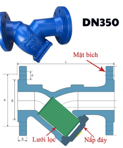 Y lọc gang DN350