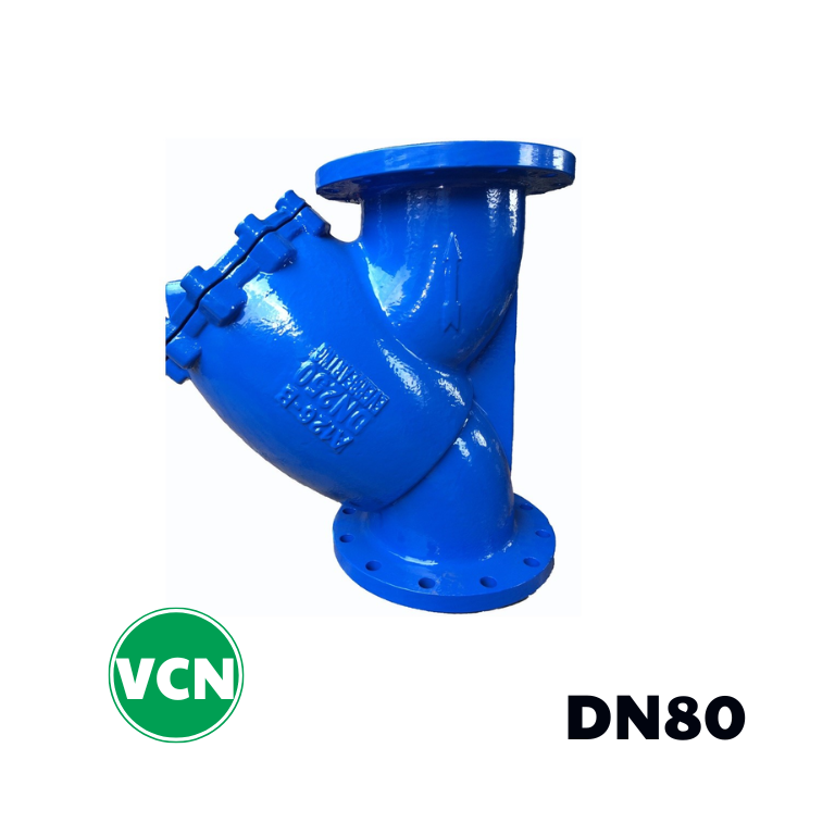 Y lọc gang DN80