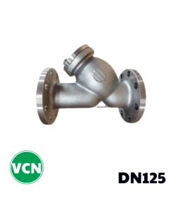 Y lọc inox nối bích DN125