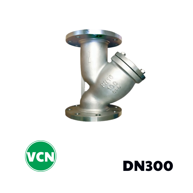 Y lọc inox nối bích DN300