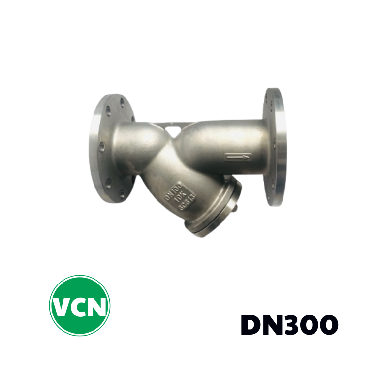 Y lọc inox nối bích DN300