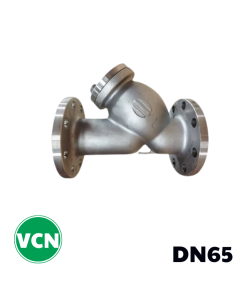 Y lọc inox nối bích DN65