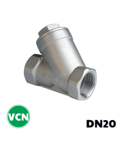 Y lọc inox nối ren DN20