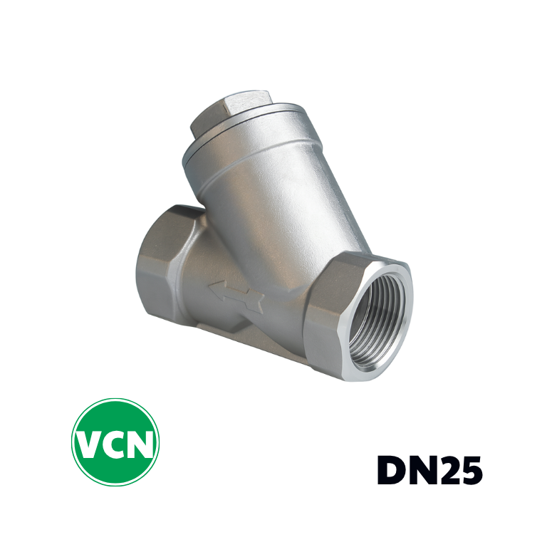 Y lọc inox nối ren DN25