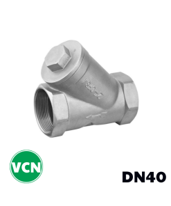 Y lọc inox nối ren DN40