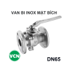Van bi inox mặt bích DN65