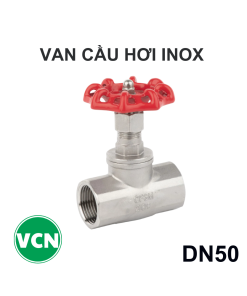 Van cầu hơi inox nối ren DN50